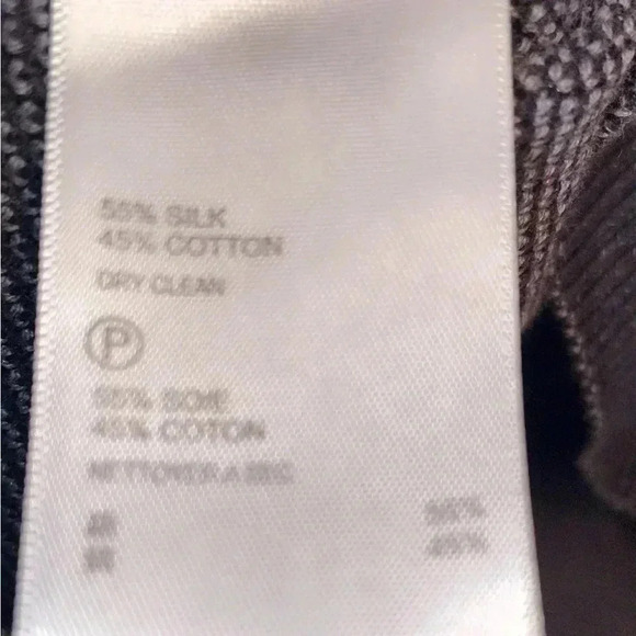 Tommy Bahama v neck waffle heathered grey long sleeve sweater XL - Picture 5 of 7